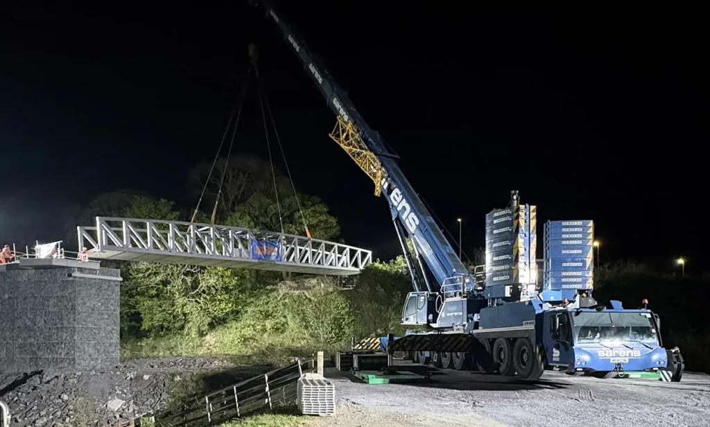 New active travel route alongside the operational railway at RSPB Conwy